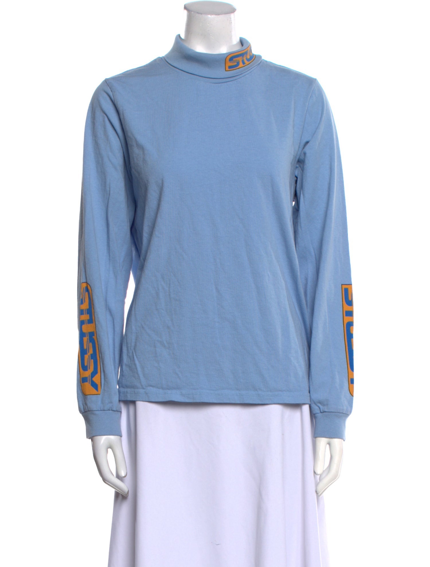 Stüssy Mock Neck Long Sleeve Sweatshirt