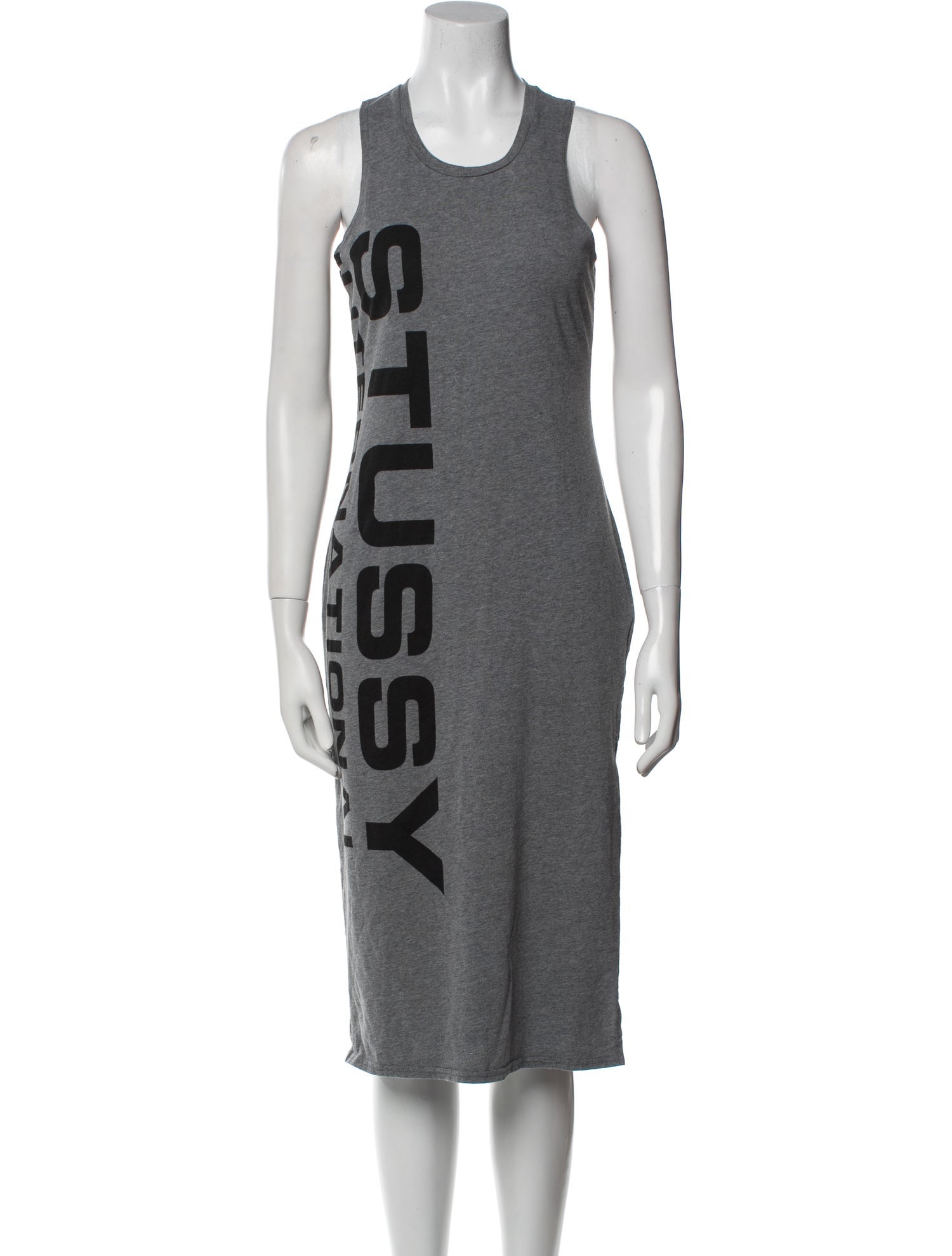 Stüssy Graphic Print Midi Length Dress