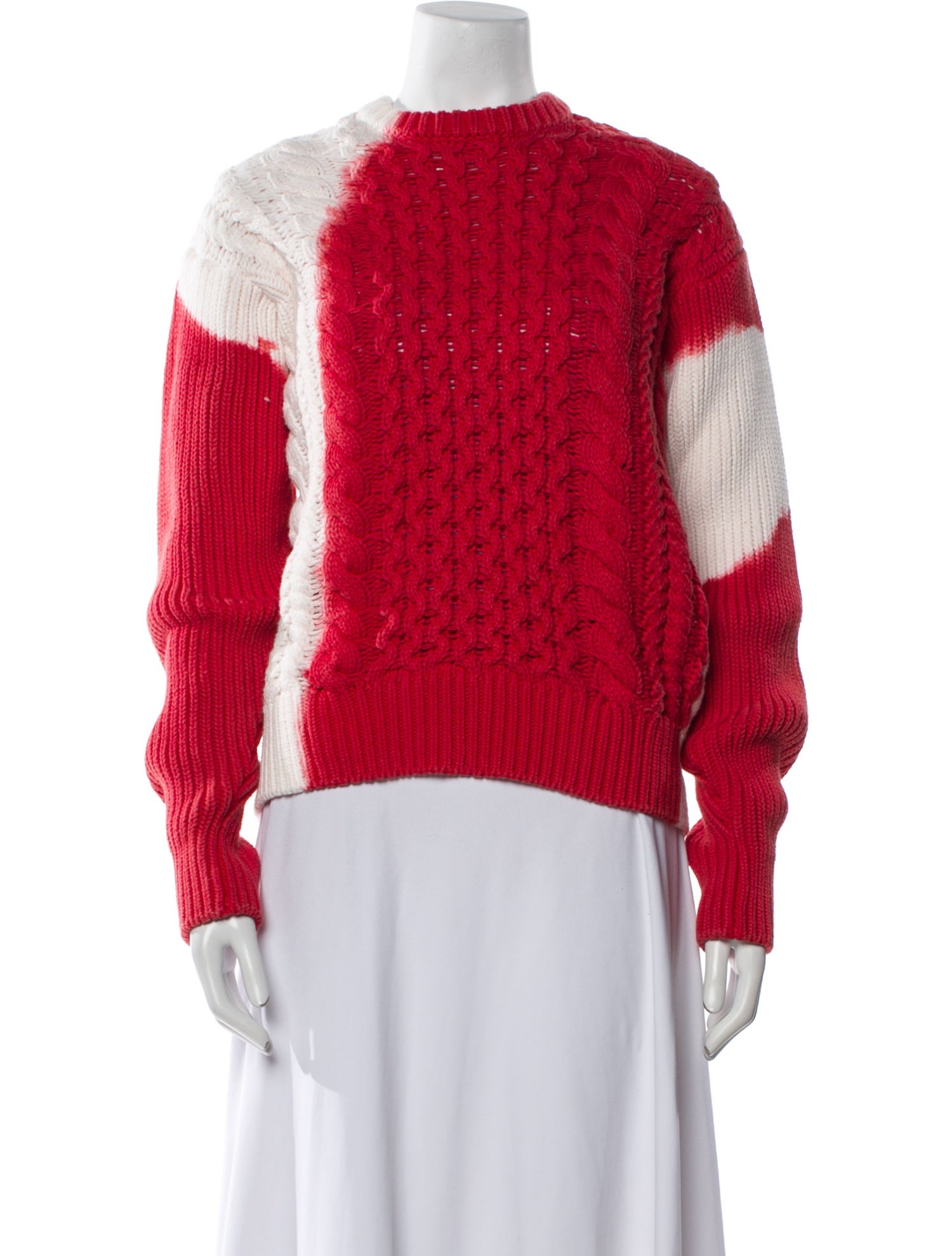 Stüssy Colorblock Pattern Mock Neck Sweater