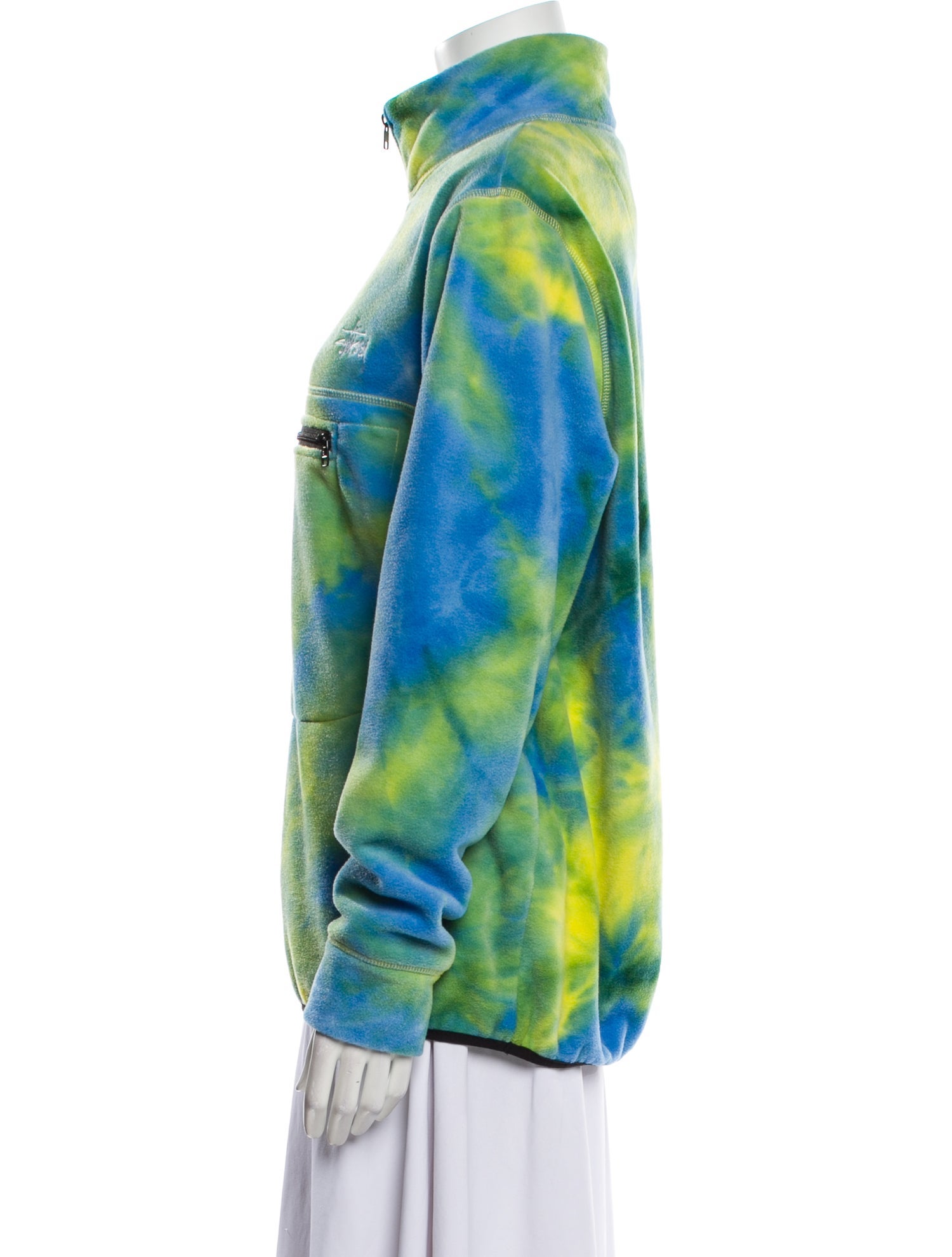 Stüssy Tie-Dye Print Embroidered Accent Sweatpants w/ Tags