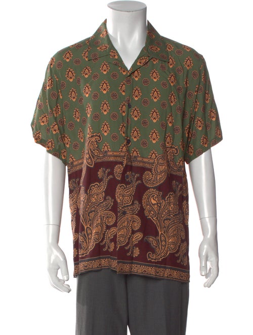 Stüssy Floral Print Short Sleeve Shirt