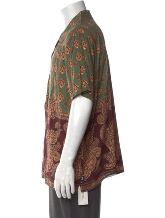 Stüssy Floral Print Short Sleeve Shirt