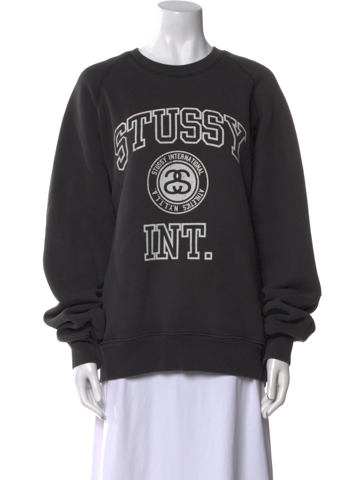 Stüssy Graphic Print Crew Neck Sweatshirt