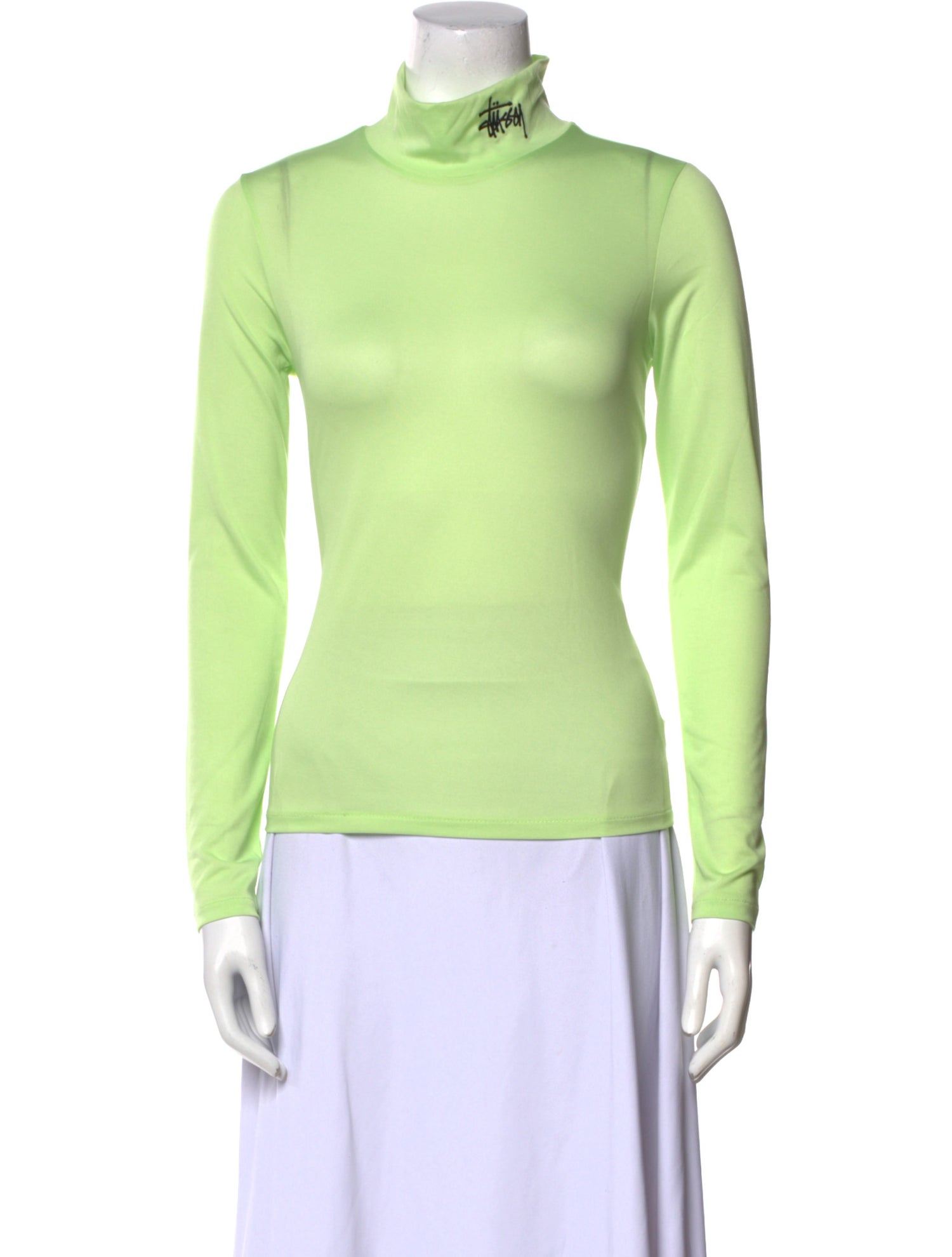 Stüssy Mock Neck Long Sleeve Sweatshirt