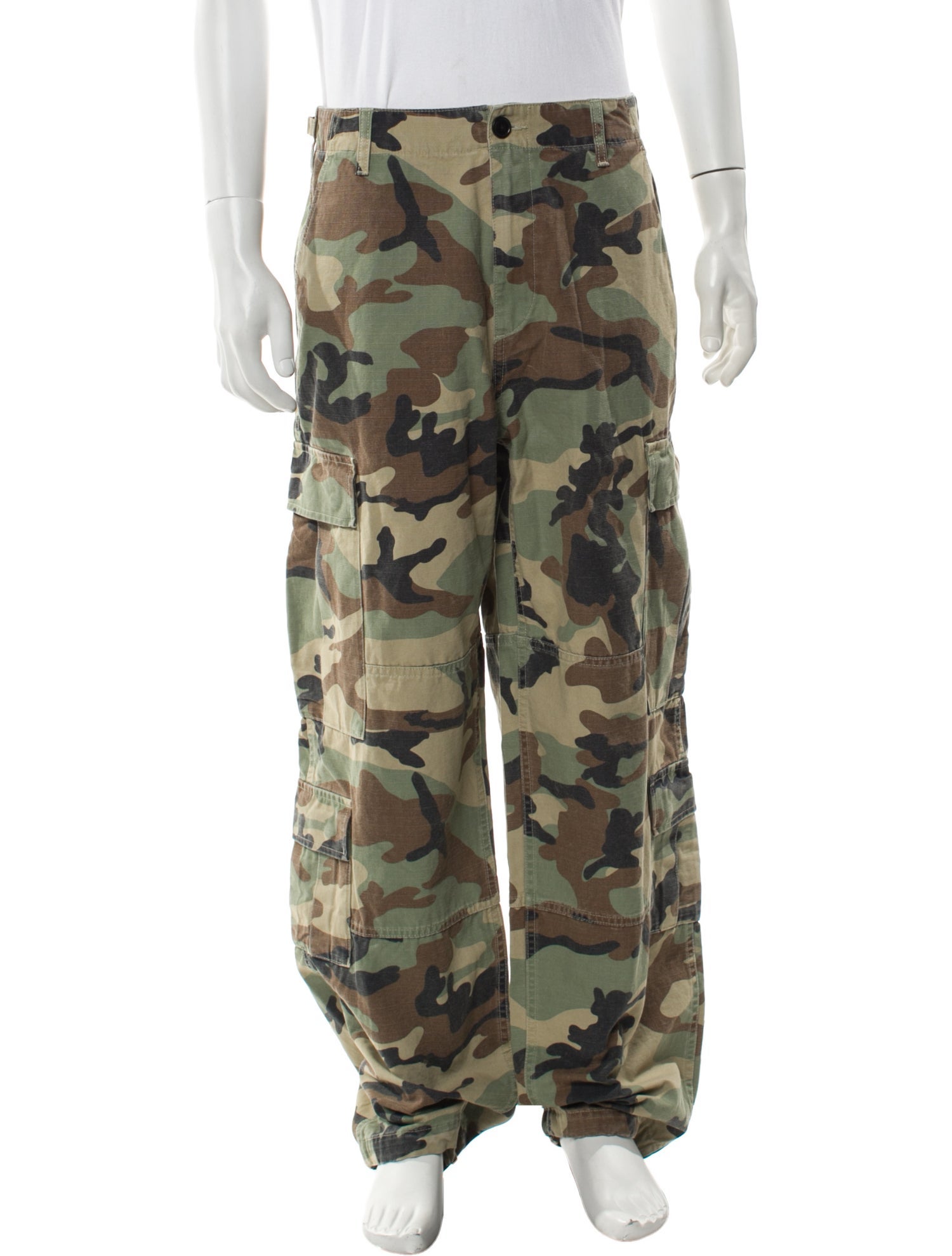 Stüssy Camouflage Surplus Cargo Ripstop Cargo Pants w/ Tags