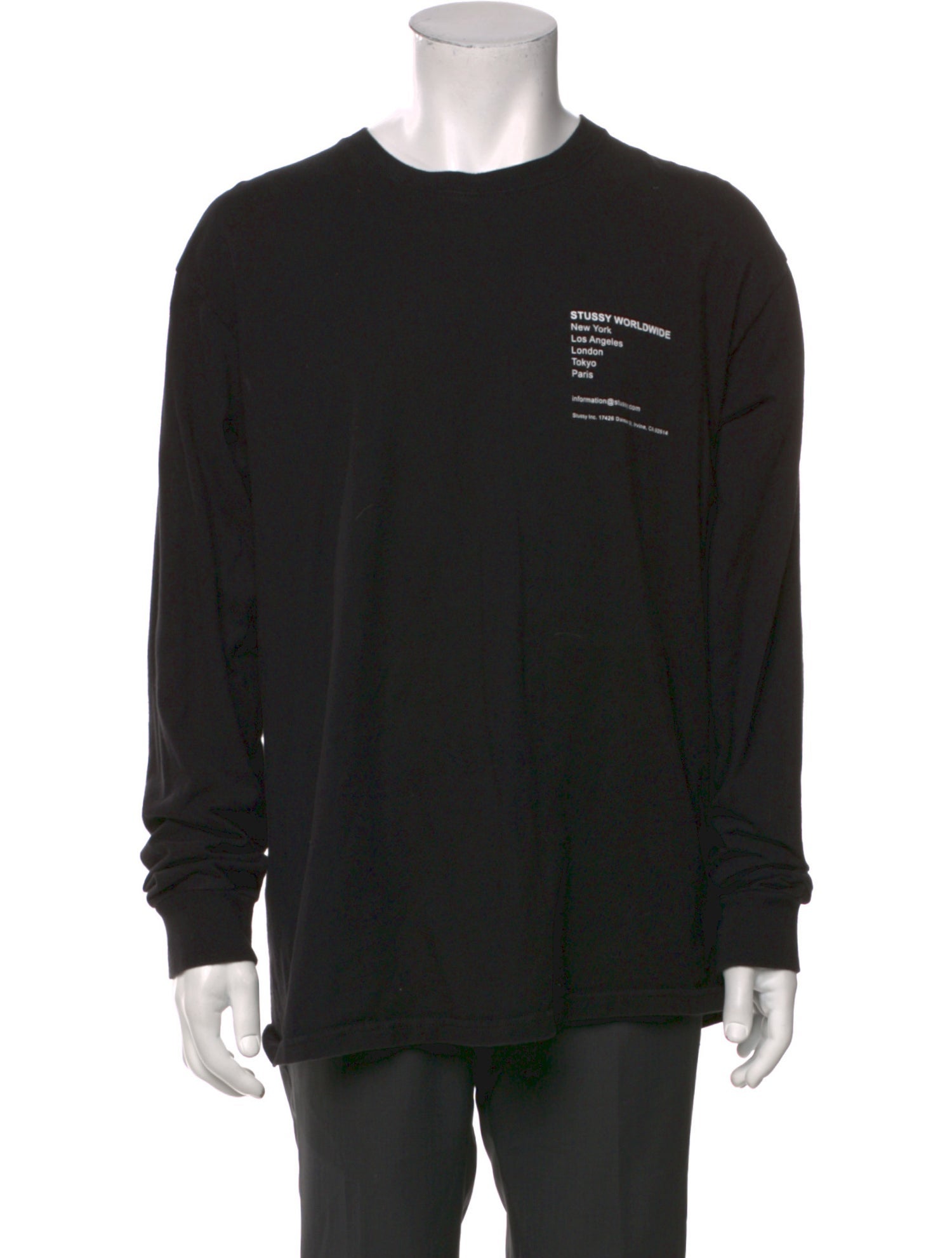 Stüssy Graphic Print Crew Neck T-Shirt