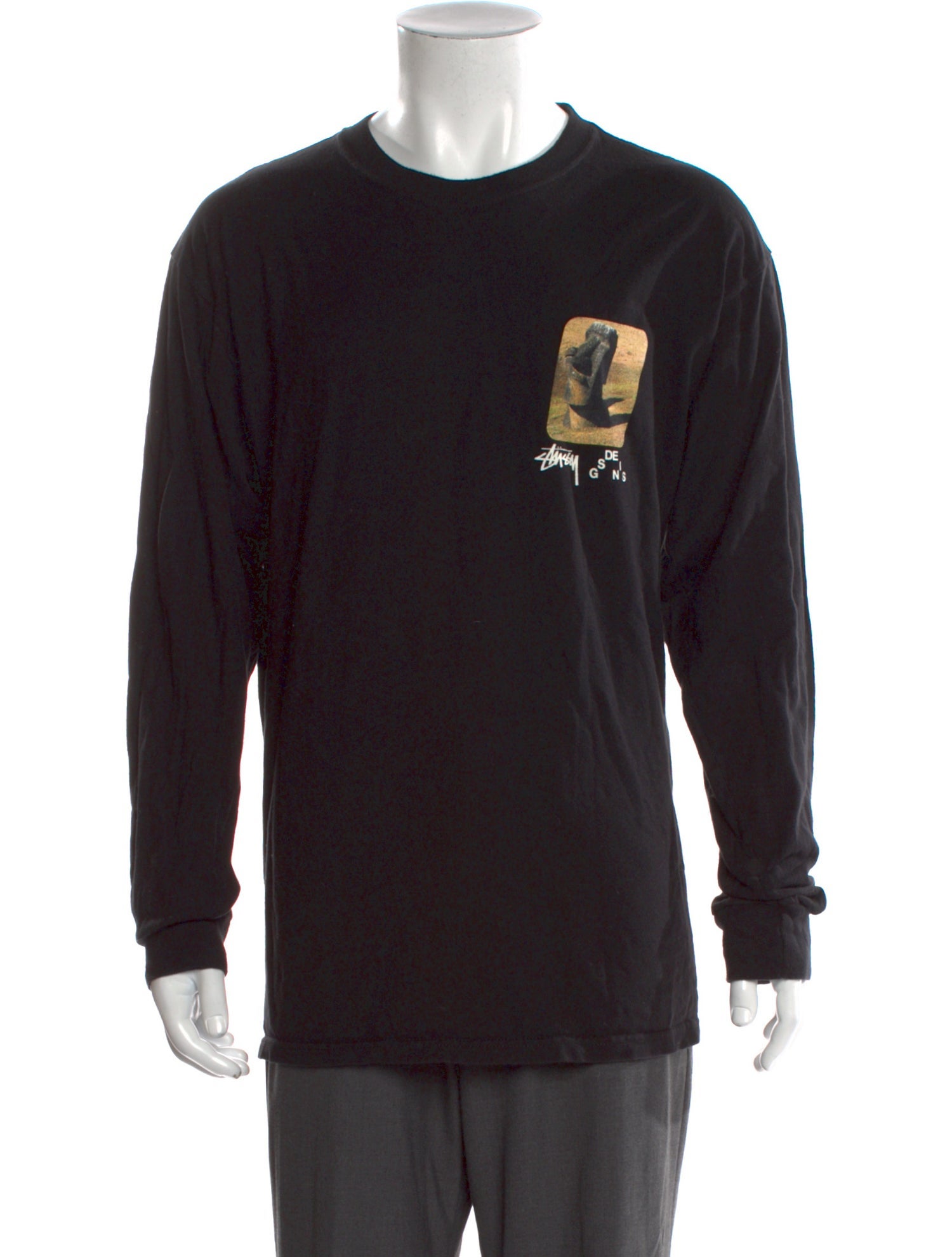 Stüssy Graphic Print Long Sleeve Shirt