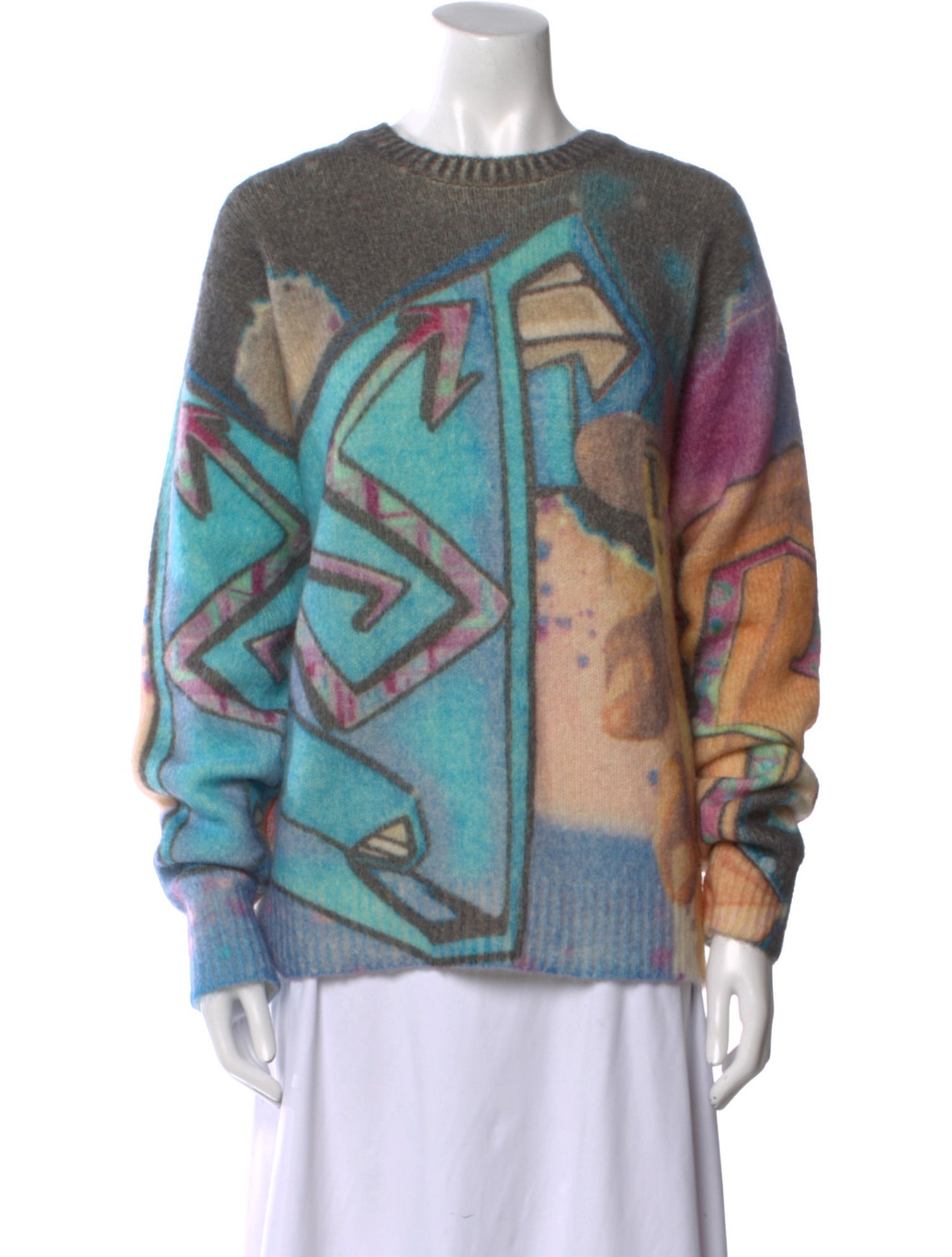 Stüssy Printed Crew Neck Sweater