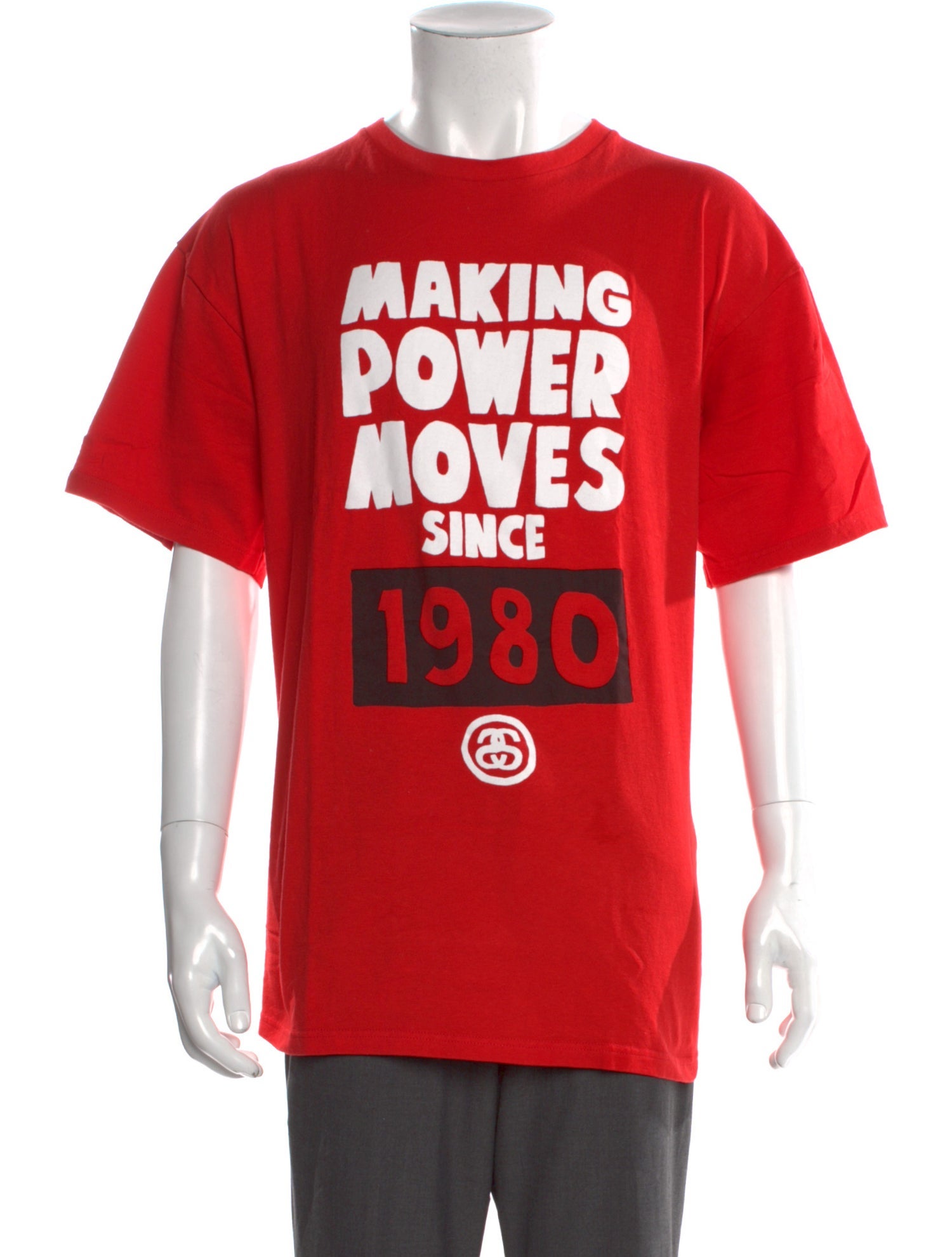 Stüssy Graphic Print Crew Neck T-Shirt