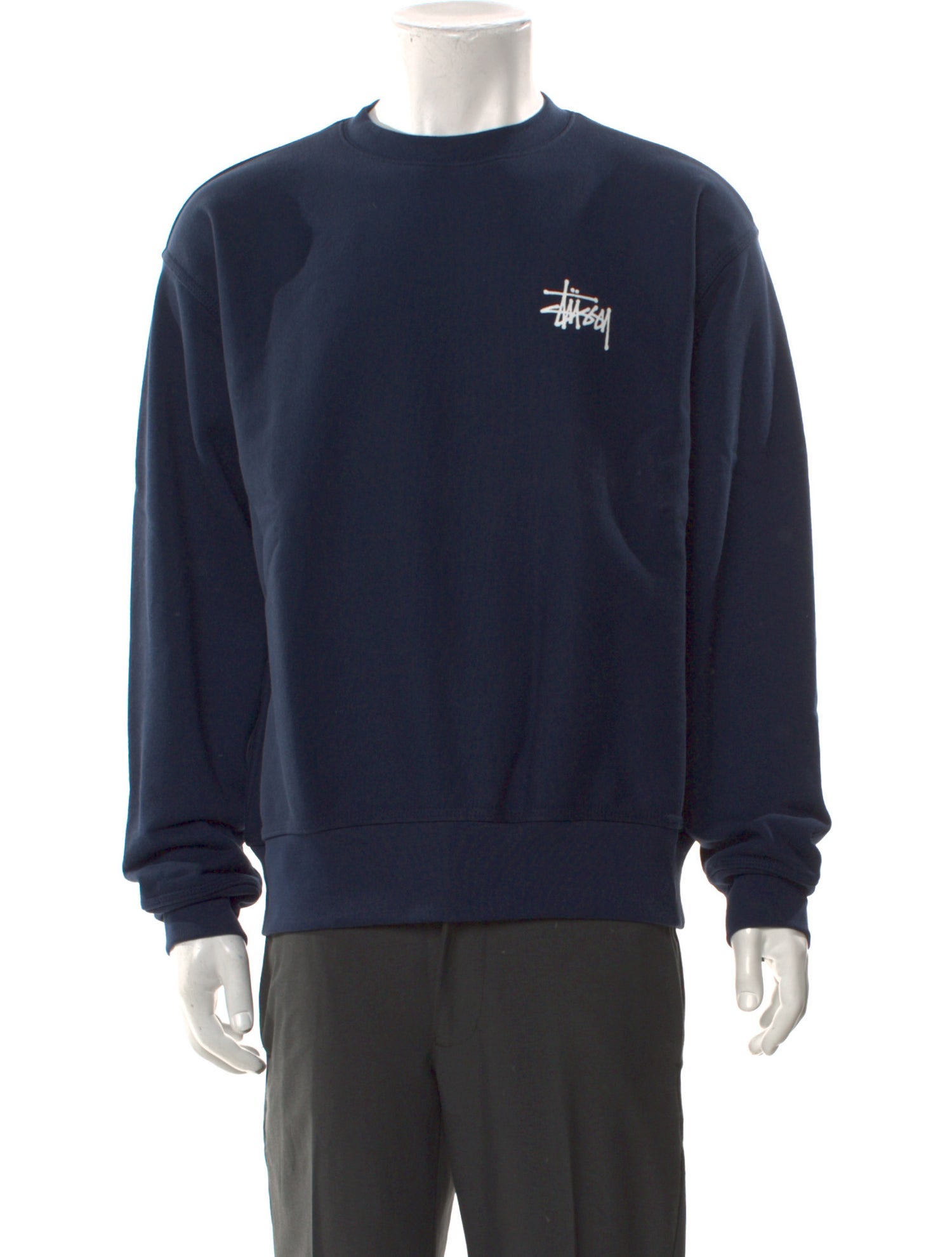 Stüssy Graphic Print Crew Neck Sweatshirt w/ Tags