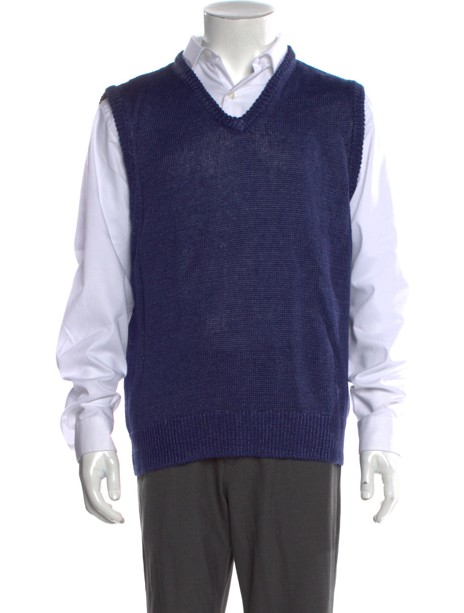 Stüssy Linen V-Neck Sweater Vest