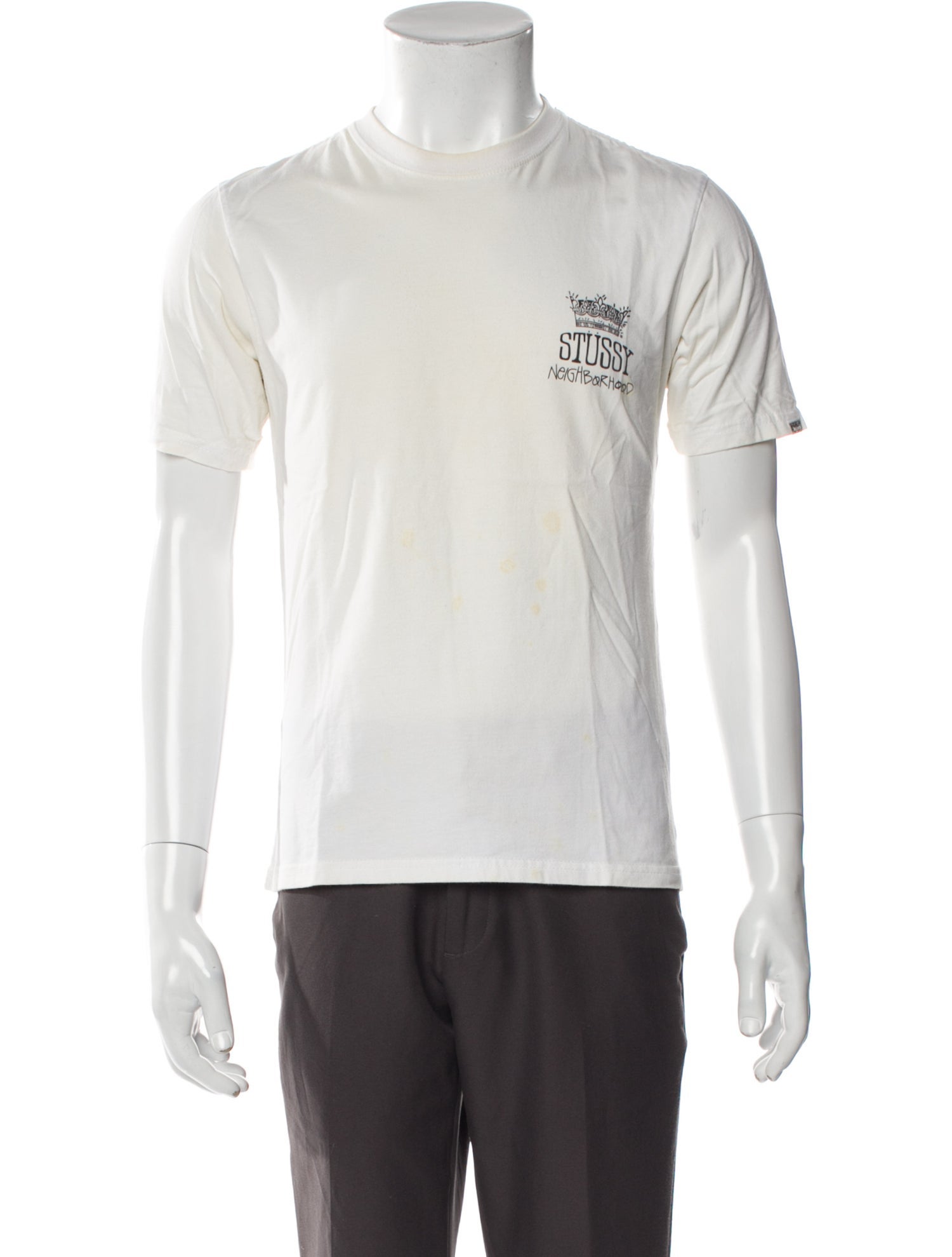 Stüssy Graphic Print Crew Neck T-Shirt