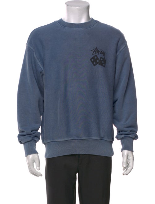 Stüssy Graphic Print Crew Neck Sweatshirt