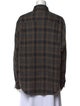Stüssy Plaid Print Long Sleeve Button-Up Top