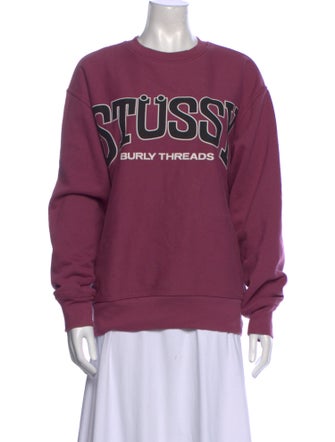 Stüssy Graphic Print Crew Neck Sweatshirt