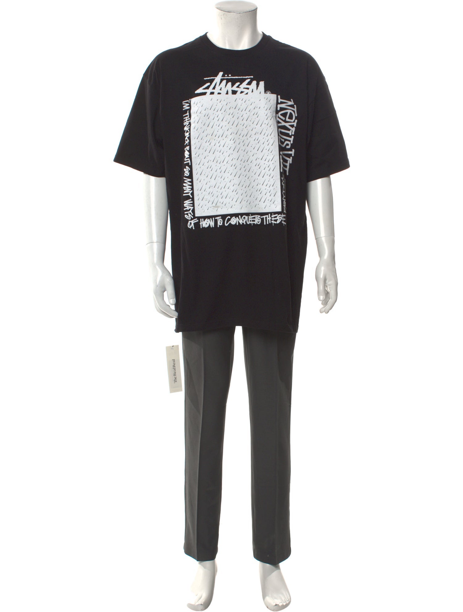 Stüssy Graphic Print Crew Neck T-Shirt