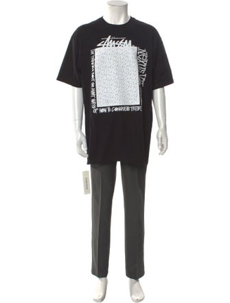Stüssy Graphic Print Crew Neck T-Shirt