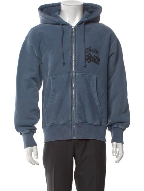 Stüssy Graphic Print Crew Neck Hoodie