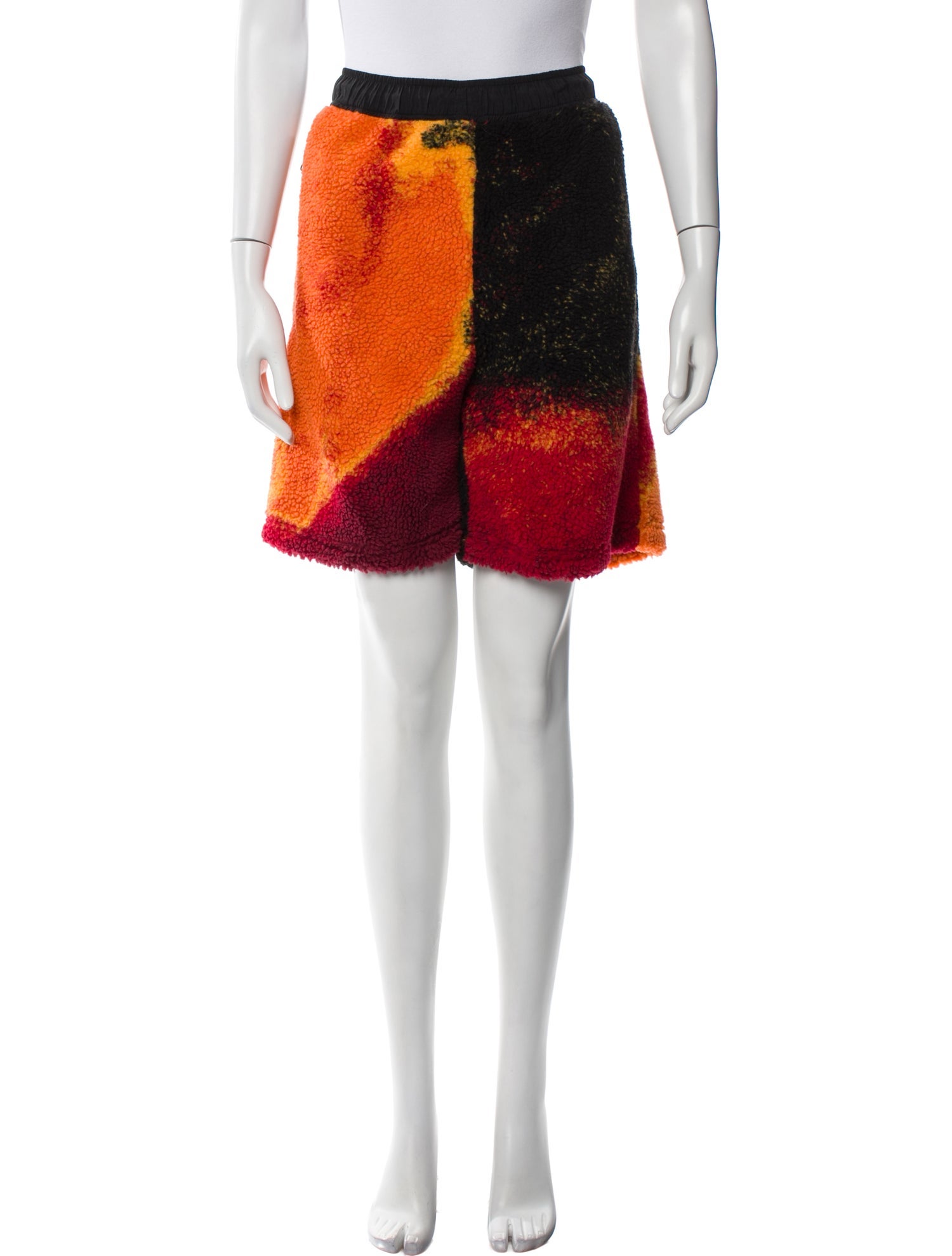 Stüssy Colorblock Pattern Knee-Length Shorts w/ Tags