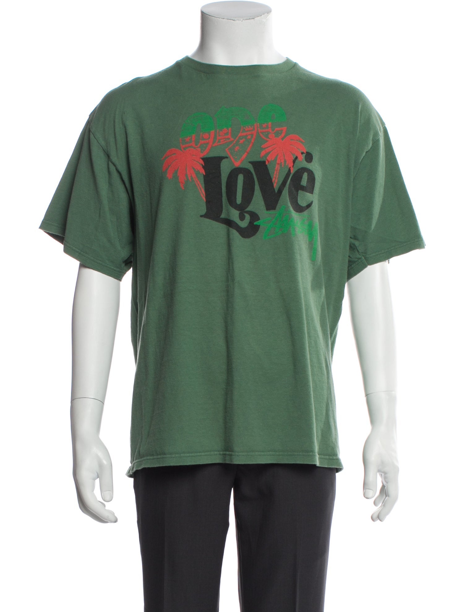 Stüssy Graphic Print Crew Neck T-Shirt