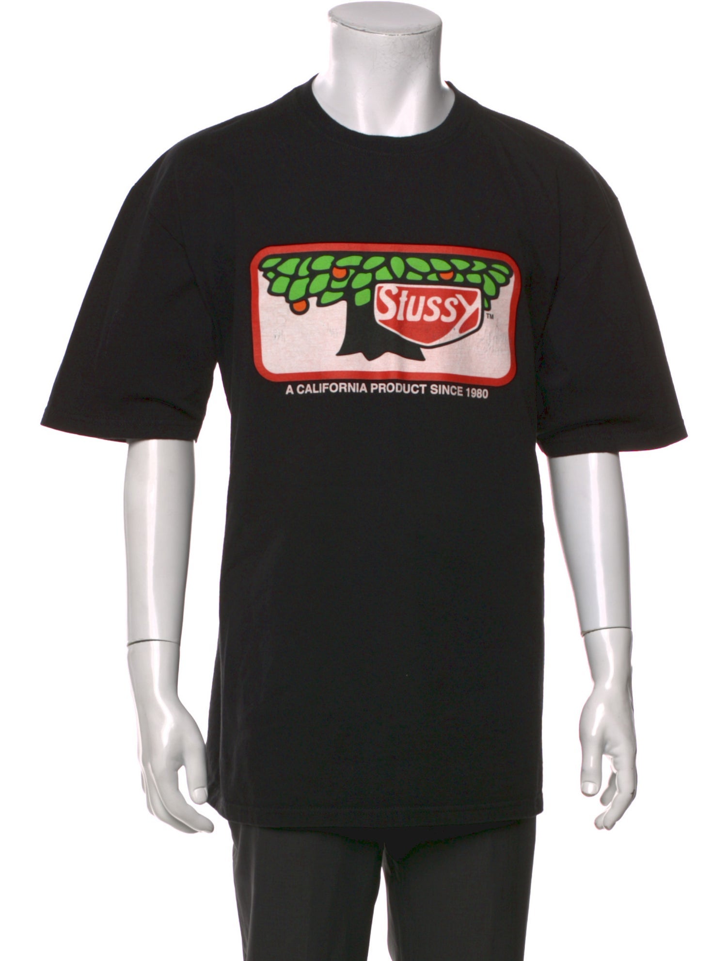 Stüssy Graphic Print Crew Neck T-Shirt