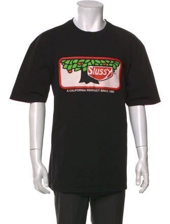 Stüssy Graphic Print Crew Neck T-Shirt