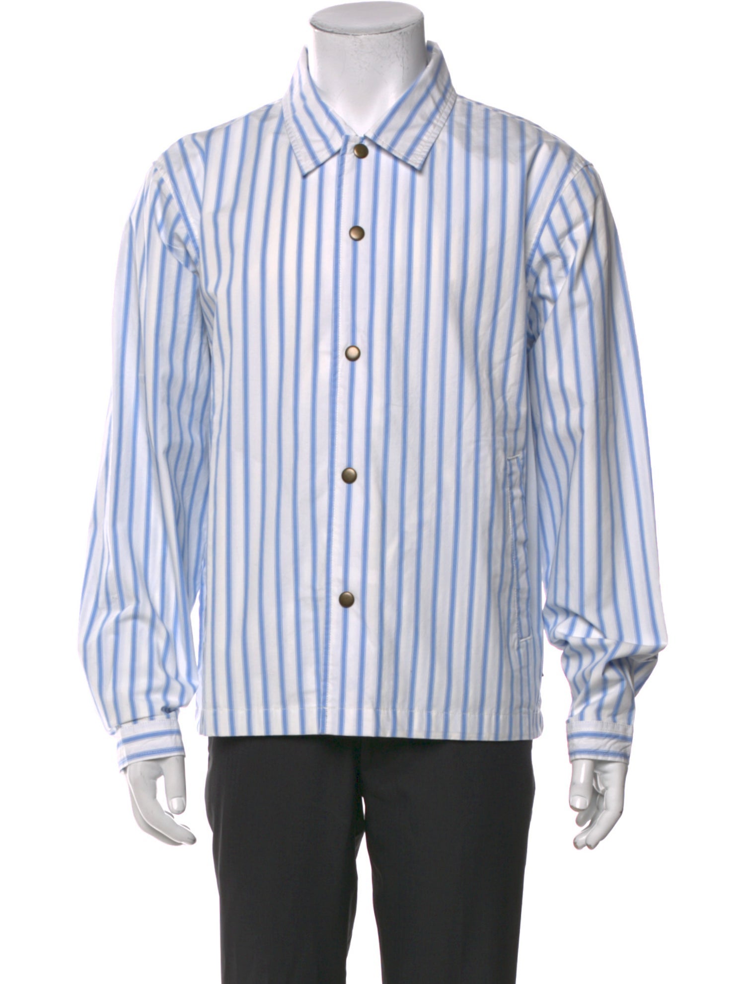 Stüssy Striped Long Sleeve Dress Shirt w/ Tags