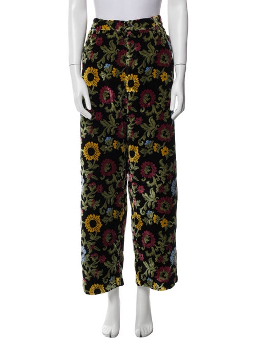 Stüssy Floral Print Wide Leg Pants