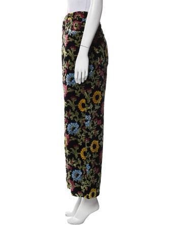 Stüssy Floral Print Wide Leg Pants