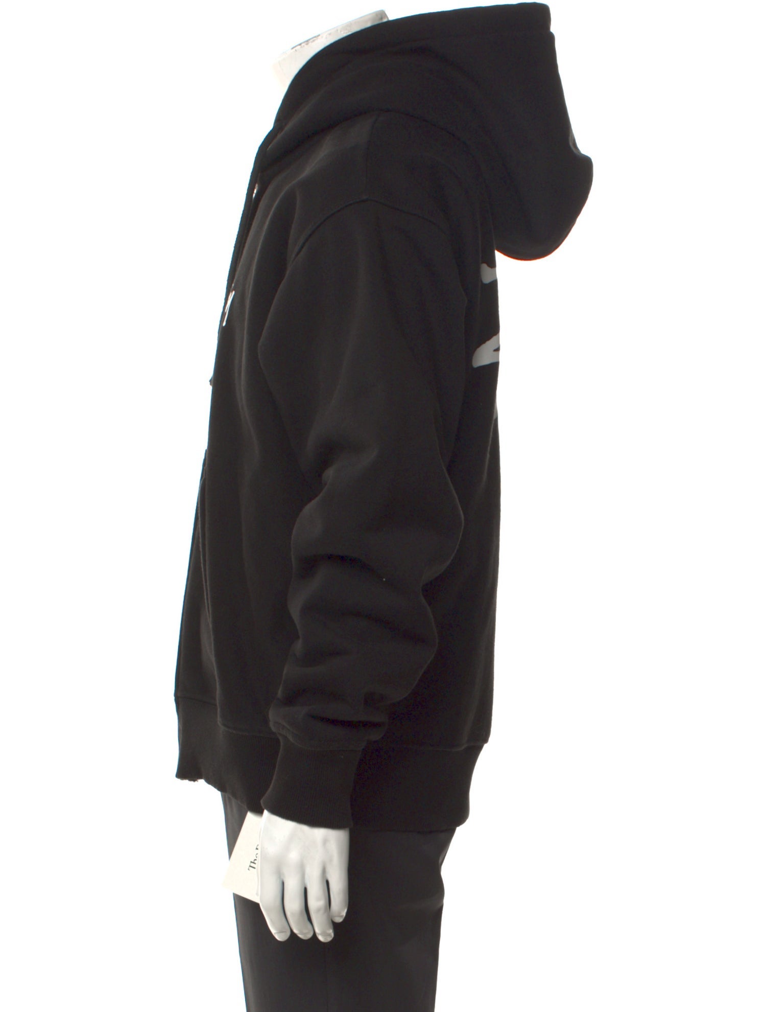 Stüssy Graphic Print V-Neck Hoodie