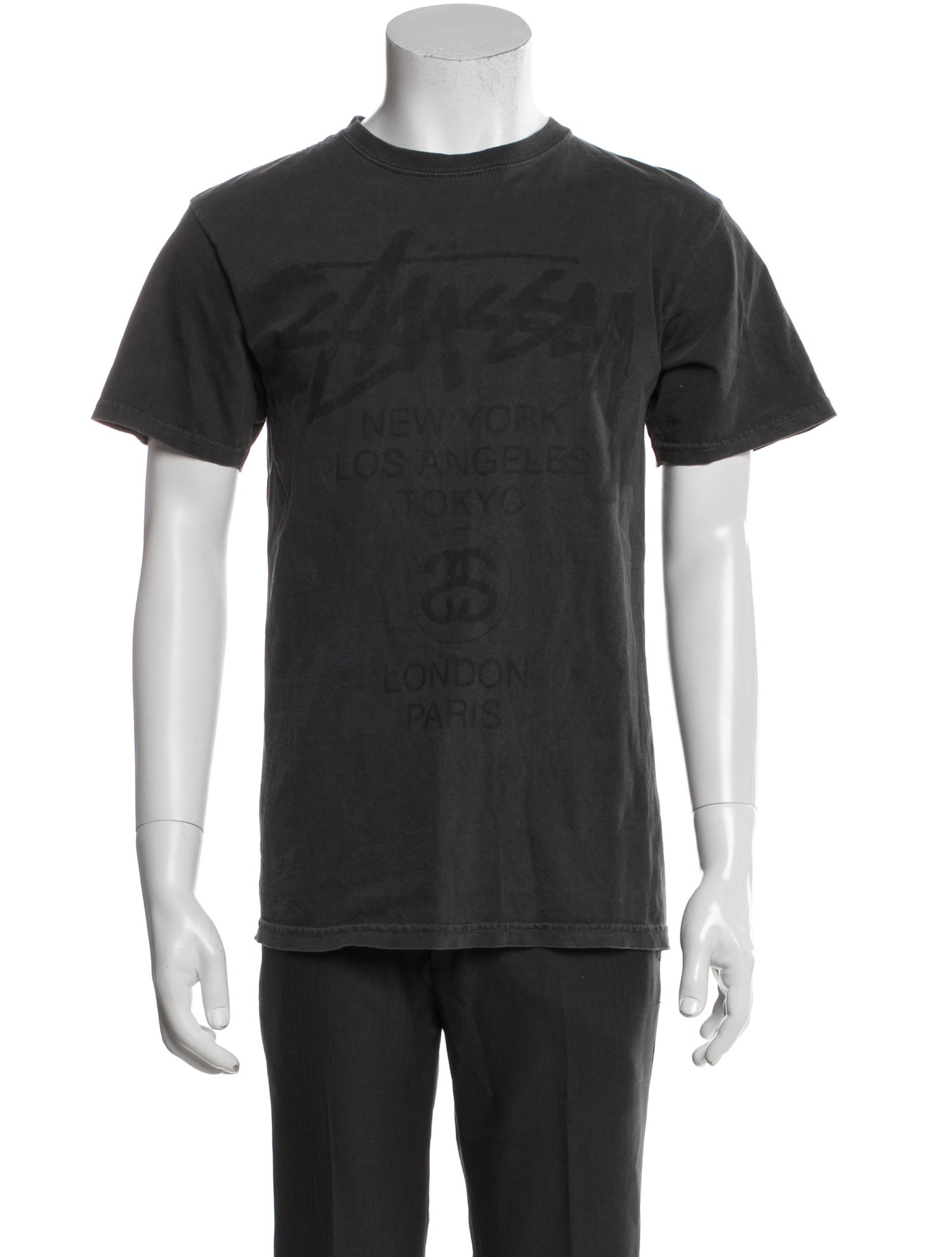 Stüssy Graphic Print Crew Neck T-Shirt