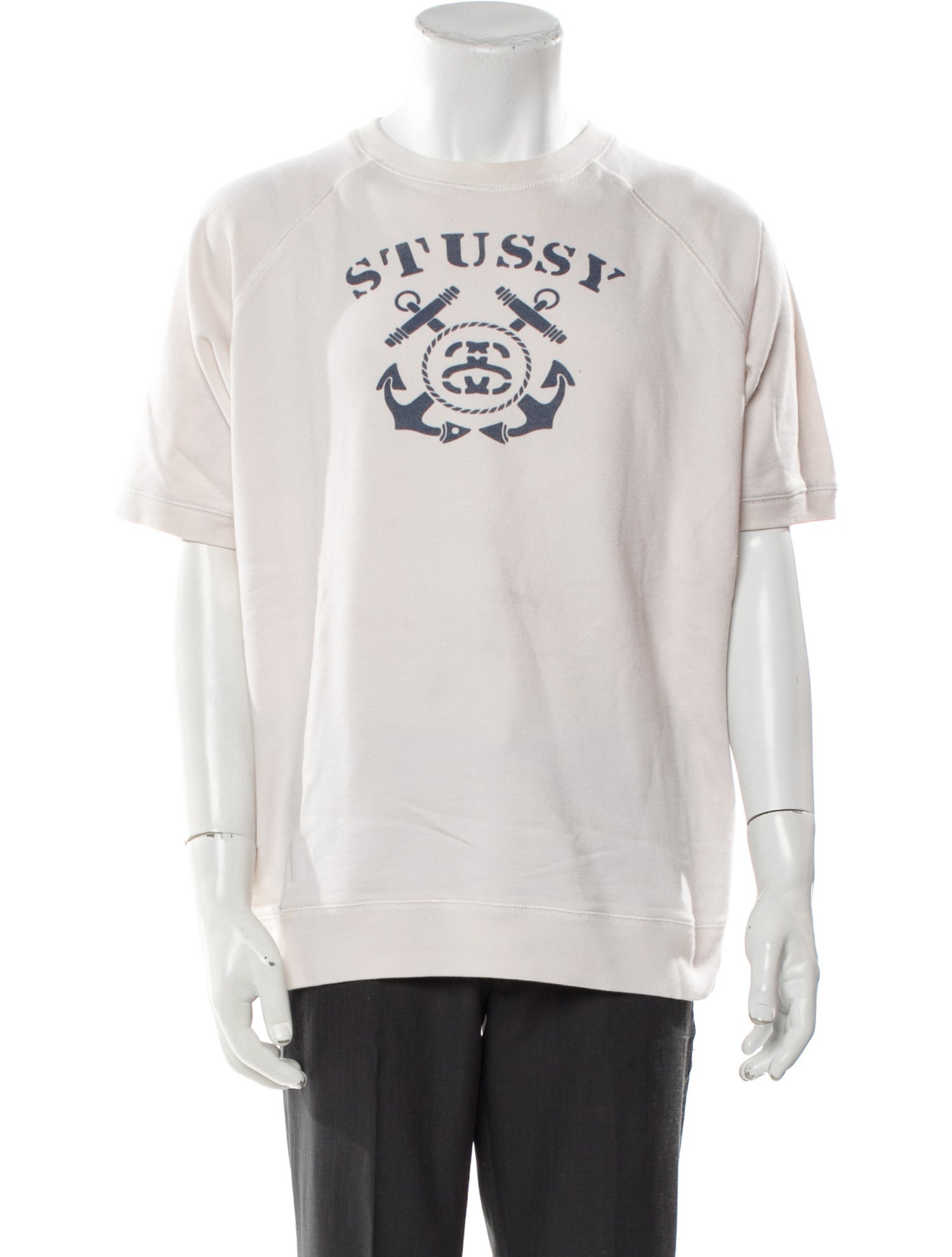 Stüssy Graphic Print Crew Neck Sweatshirt