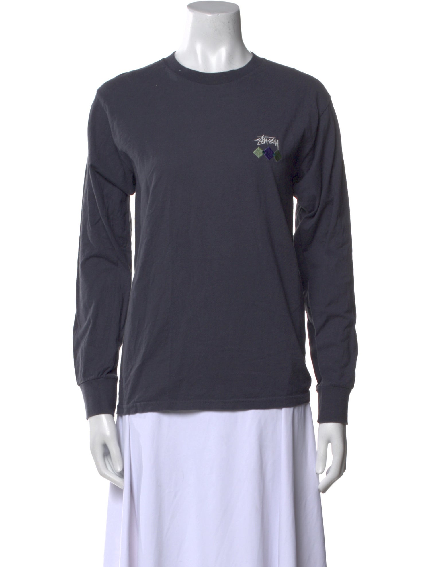 Stüssy Crew Neck Long Sleeve Sweatshirt