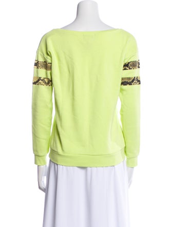 Stüssy Graphic Print Bateau Neckline Sweatshirt