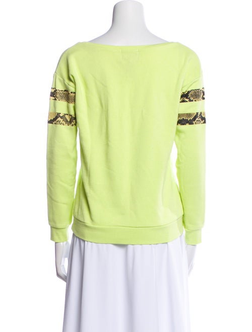 Stüssy Graphic Print Bateau Neckline Sweatshirt