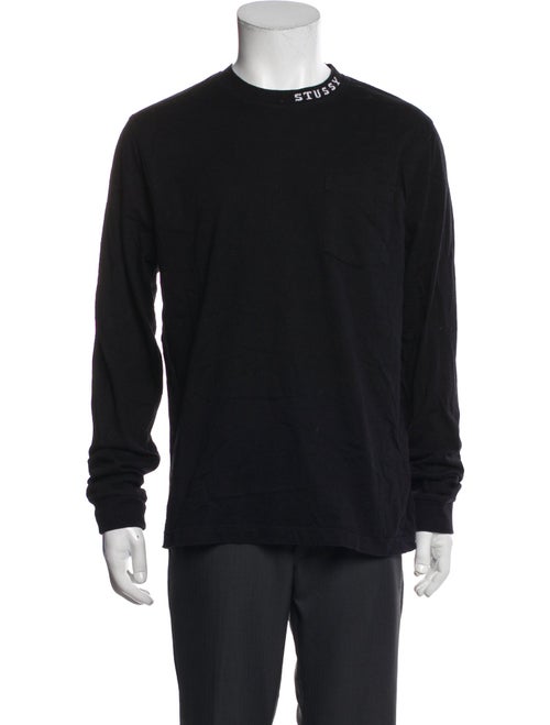 Stüssy Graphic Print Crew Neck Henley