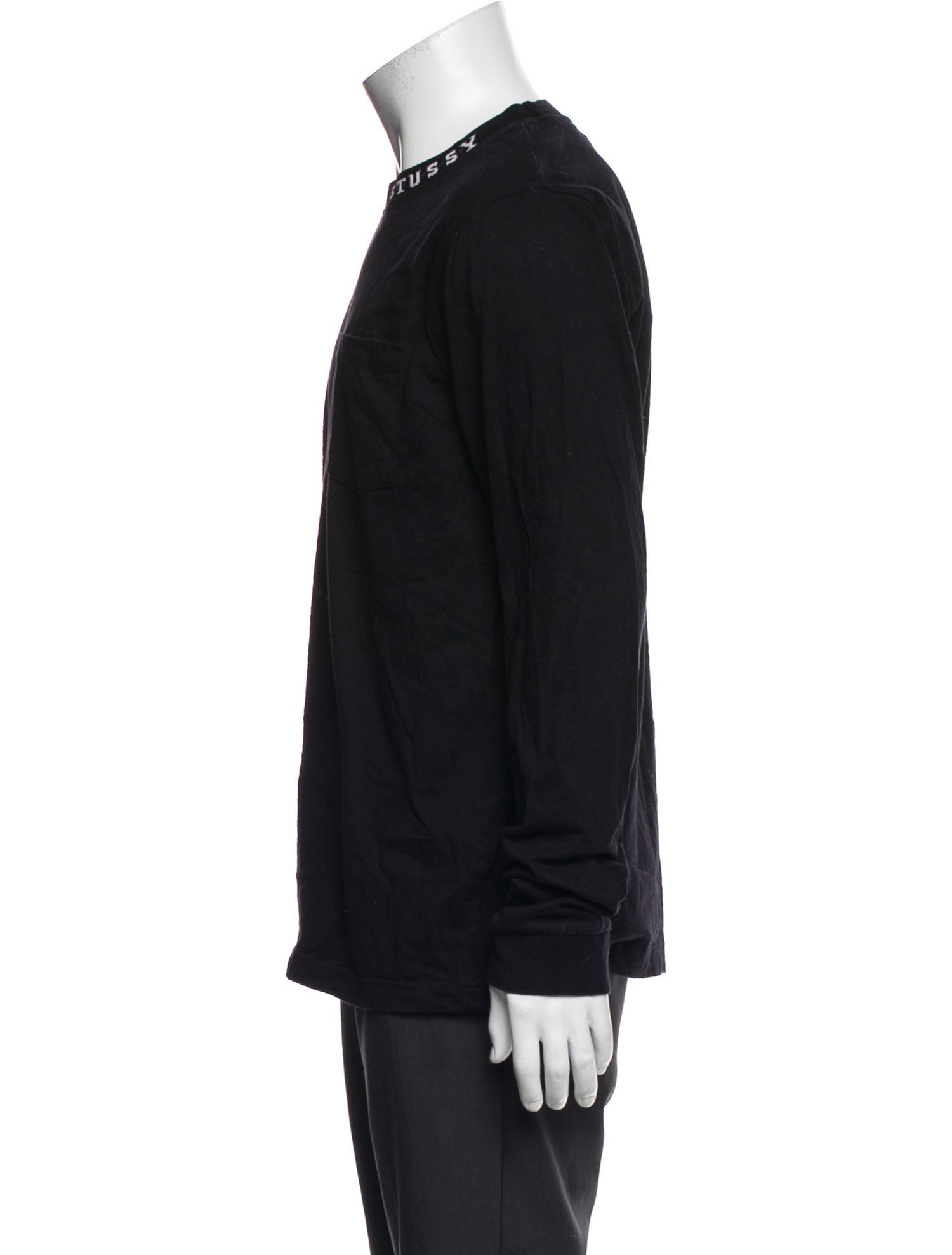 Stüssy Graphic Print Crew Neck Henley