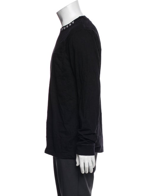 Stüssy Graphic Print Crew Neck Henley