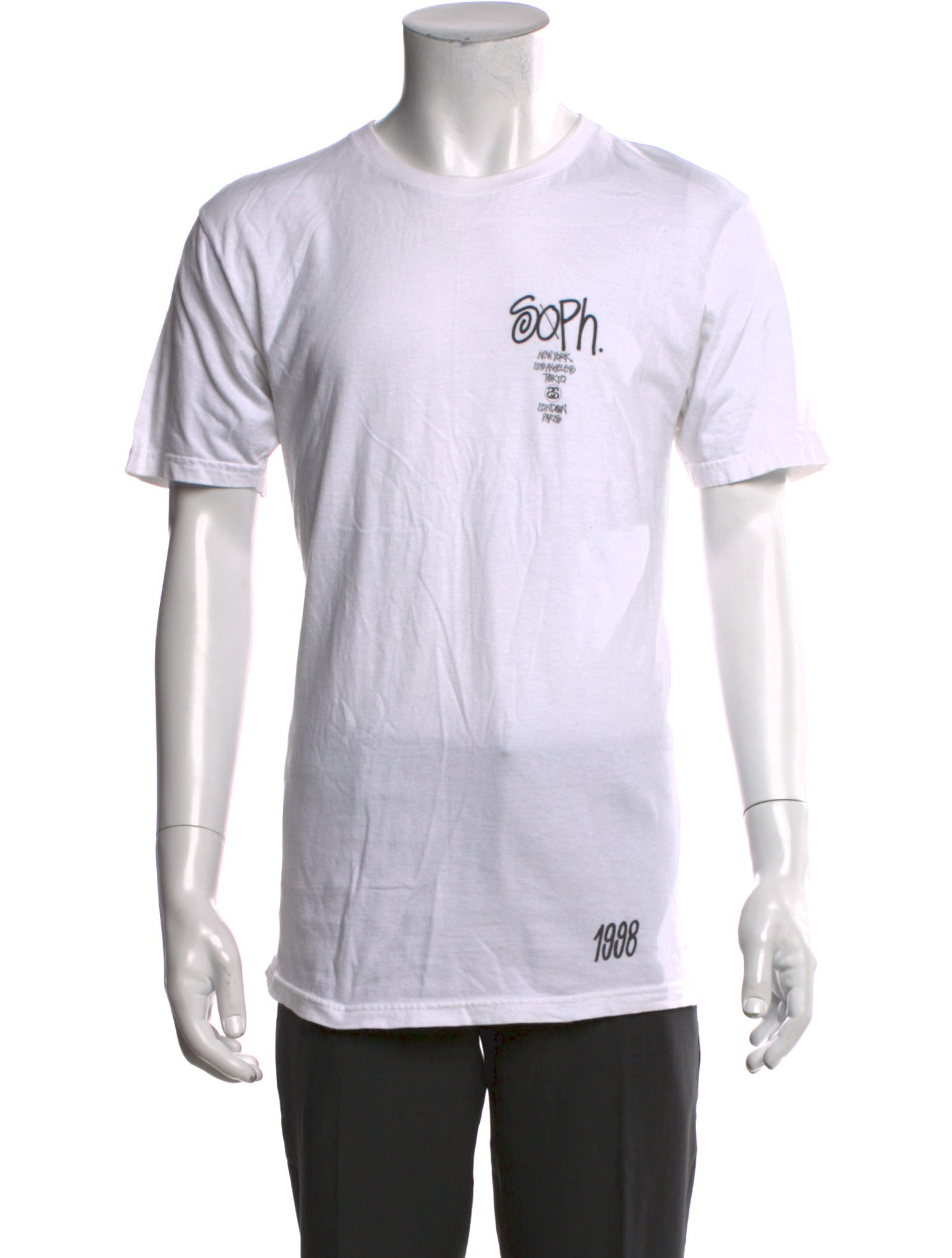 Stüssy Graphic Print Crew Neck T-Shirt