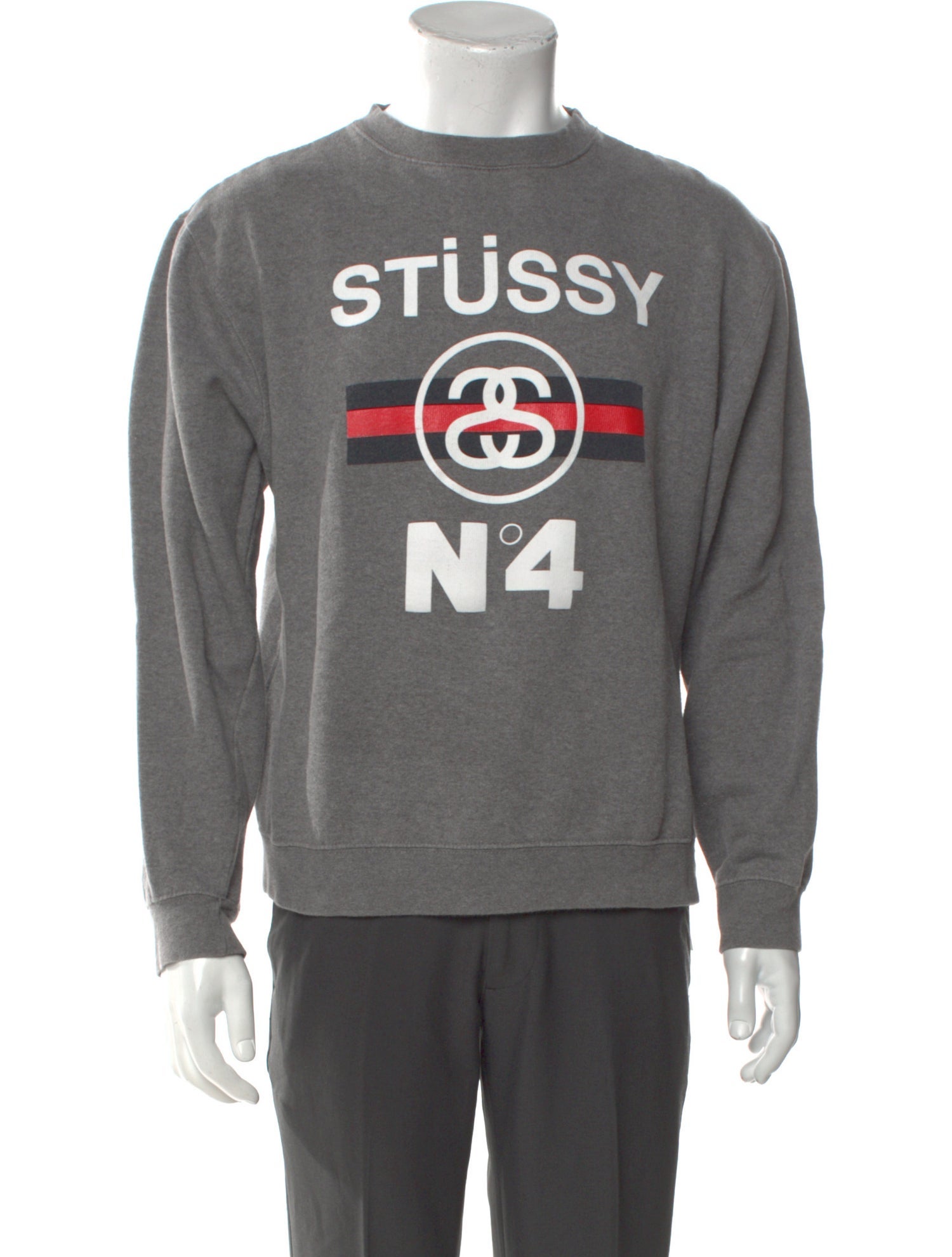 Stüssy Graphic Print Crew Neck Sweatshirt