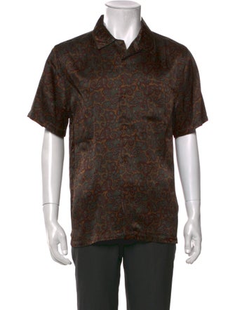 Stüssy Paisley Print Short Sleeve Shirt