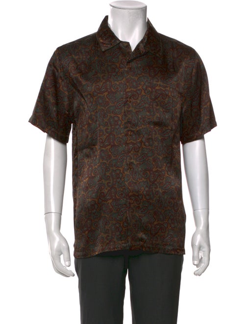 Stüssy Paisley Print Short Sleeve Shirt
