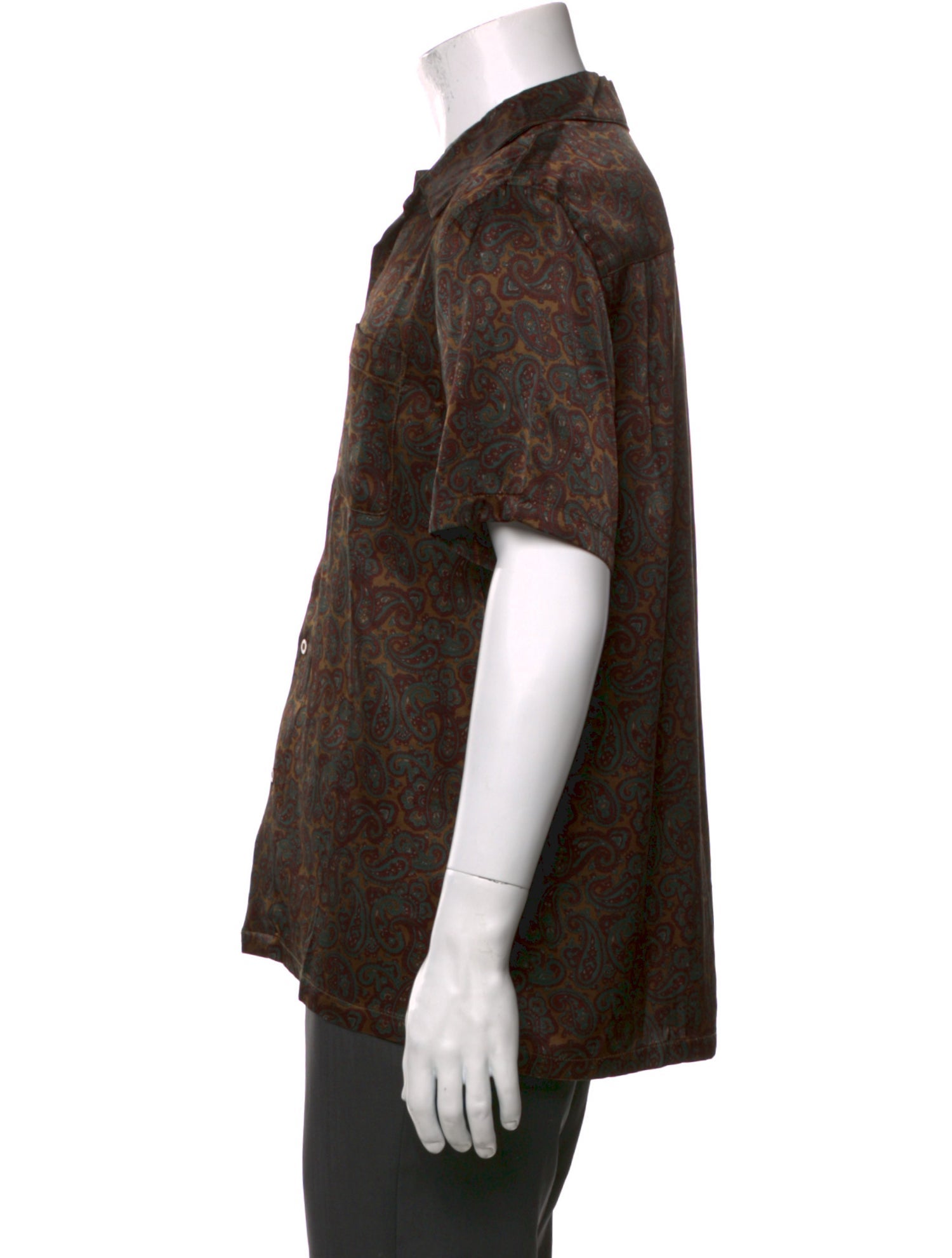 Stüssy Paisley Print Short Sleeve Shirt