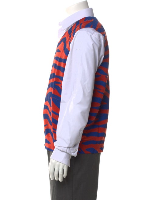 Stüssy Striped V-Neck Sweater Vest
