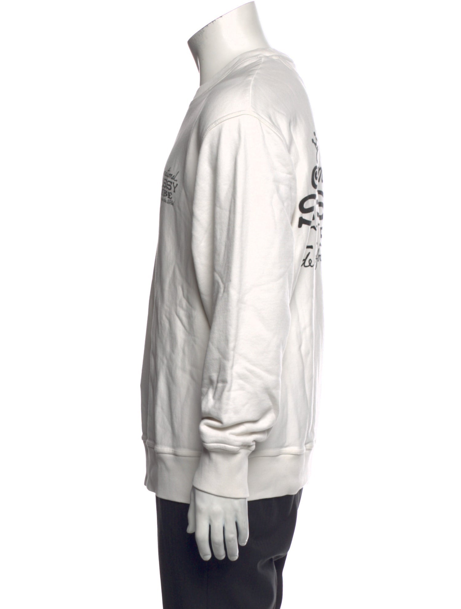 Stüssy Graphic Print Crew Neck Sweatshirt