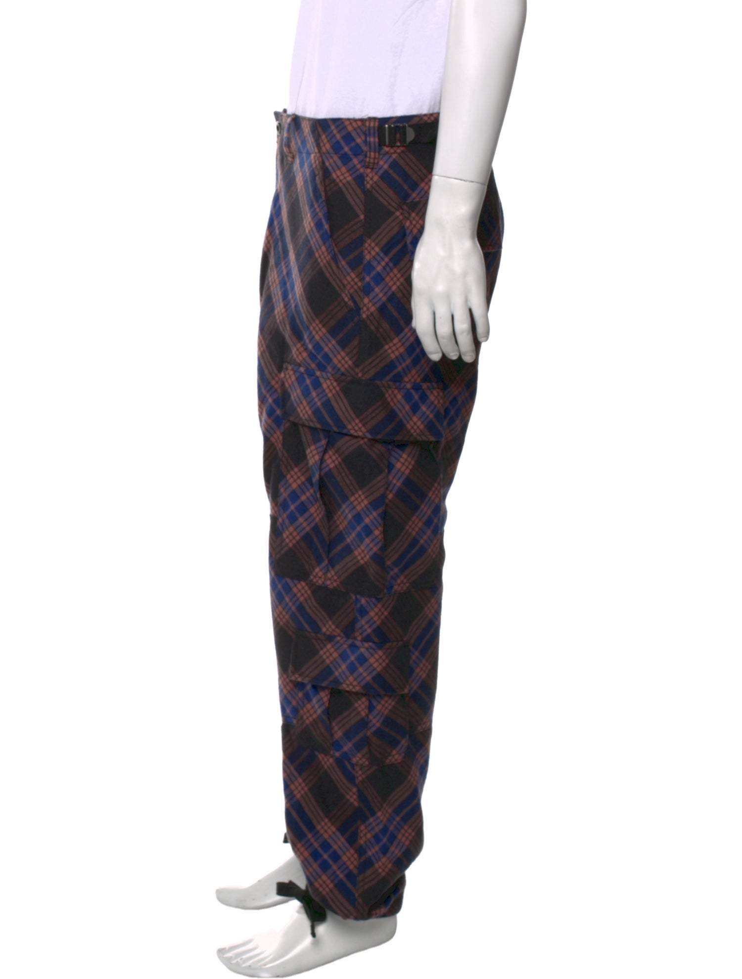 Stüssy Plaid Print Flat Front Shorts