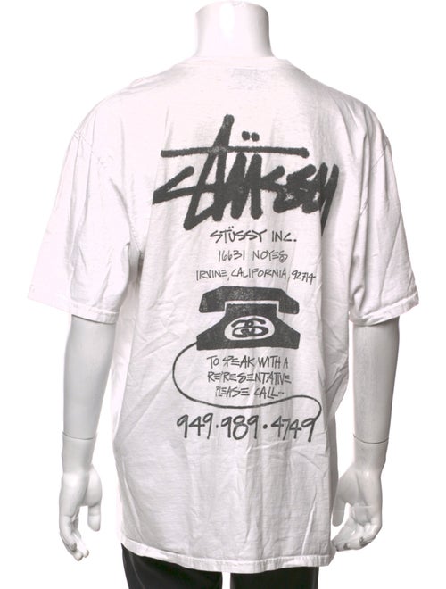 Stüssy Graphic Print Crew Neck T-Shirt