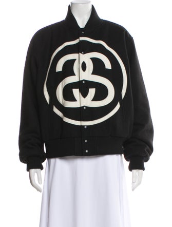 Stüssy SS-Link Varsity Wool Bomber Jacket