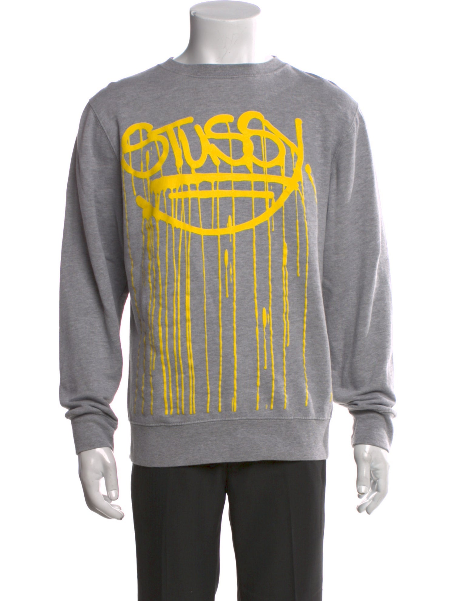 Stüssy Graphic Print Crew Neck Sweatshirt