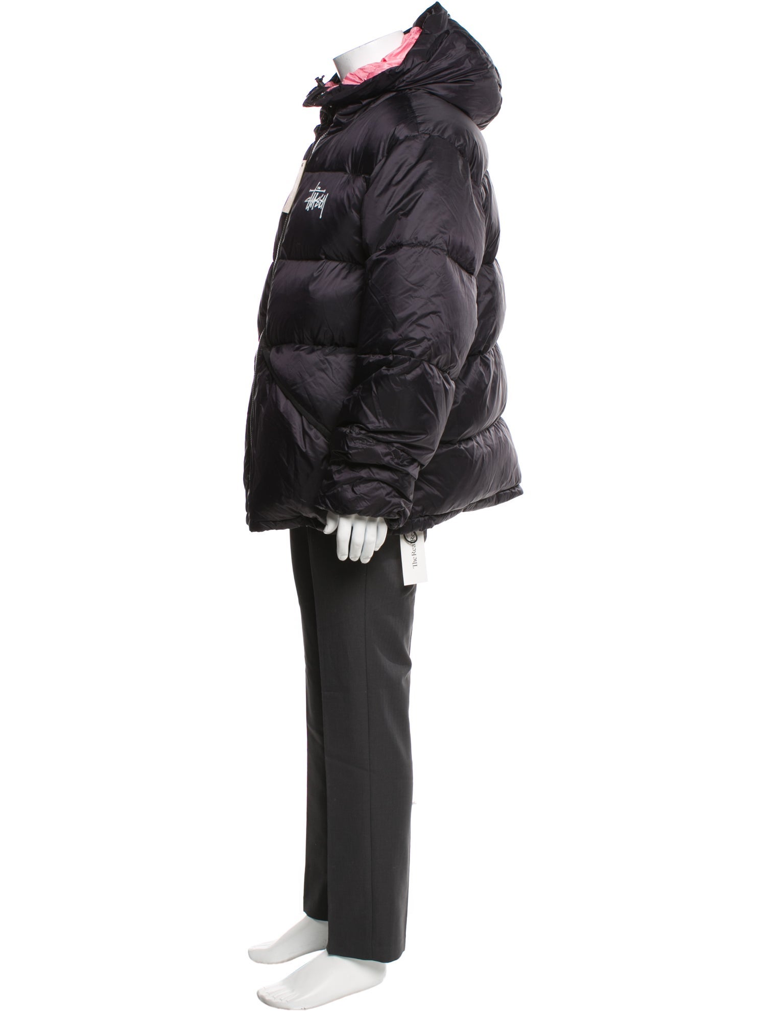 Stüssy Graphic Print Puffer Coat w/ Tags